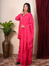 Pink Indo-western set with Sequin